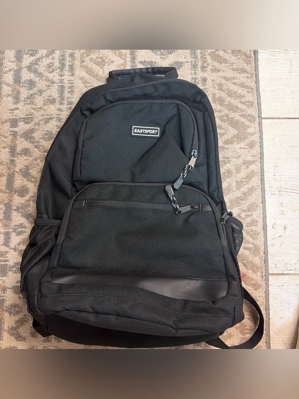 Eastsport Black Men's Backpack – Everyday Tech and Travel Companion